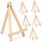 6 Pack 9 Inch Wood Easels for Painting Canvases Tabletop Painting Easels Art and Crafts Display Tripod for Artists Portable Canvas Photo Picture Sign Holder for Student
